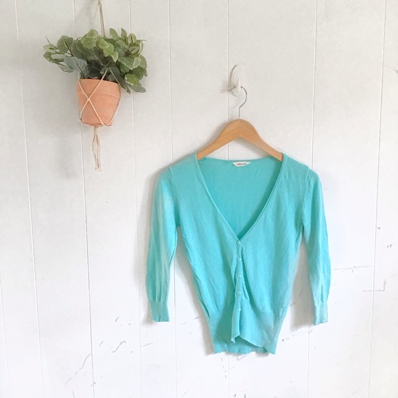 Love Culture Sweaters - Love Culture Blue 3/4 Sleeve Cardigan!